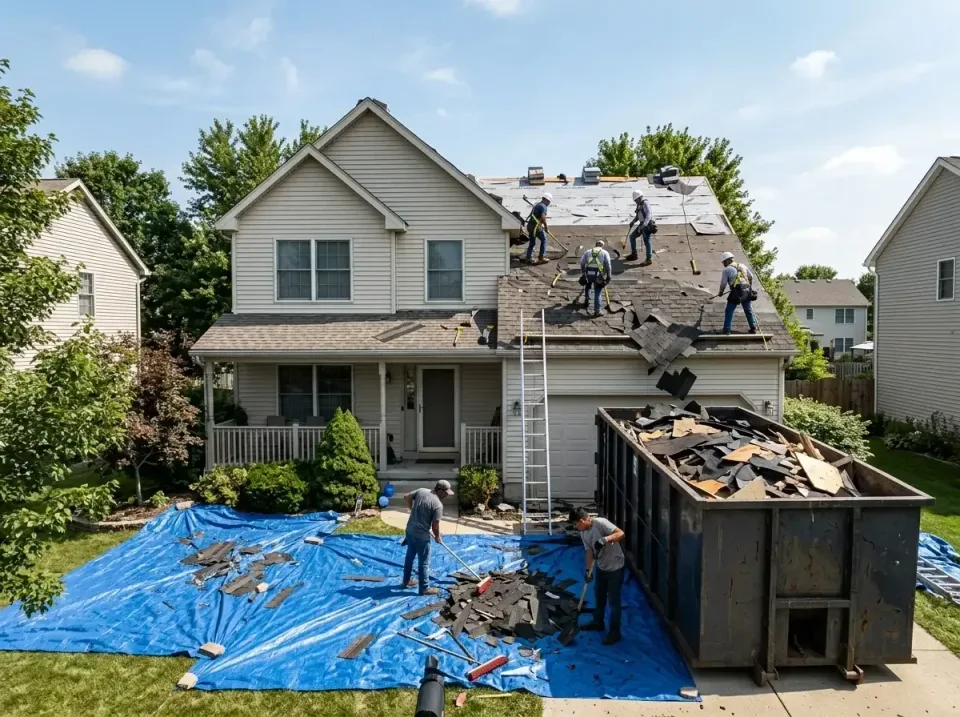 roof-replacement-debris-remova-004 — frequently asked questions, Cheapest Dumpster Rentals in Greenhills, OH
